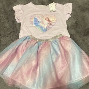 Frozen Elsa h&M outfit (top+skirt)